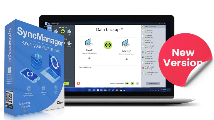 【限免】 Abelssoft SyncManager 2025 终身版 – 自动同步文件、文件夹和目录