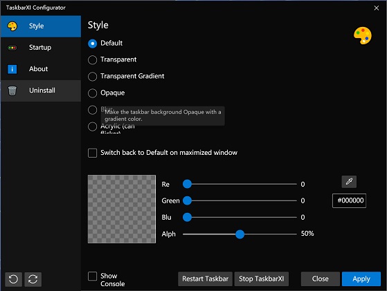 Windows 11 任务栏高级自定义工具 TaskbarXI