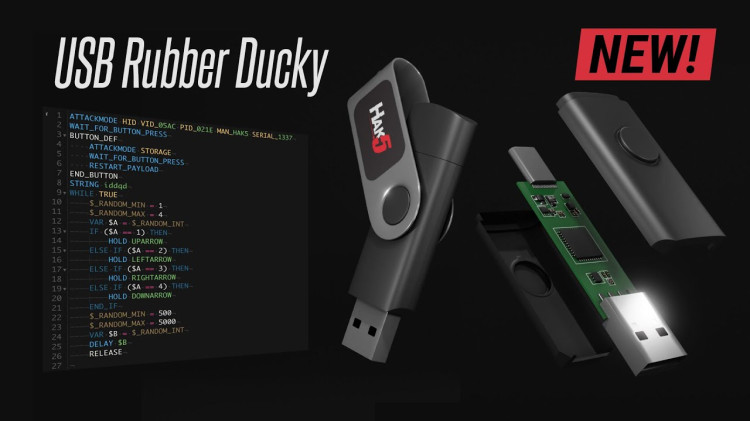 新的 USB Rubber Ducky 攻击性更强！ 比以往任何时候都更危险
