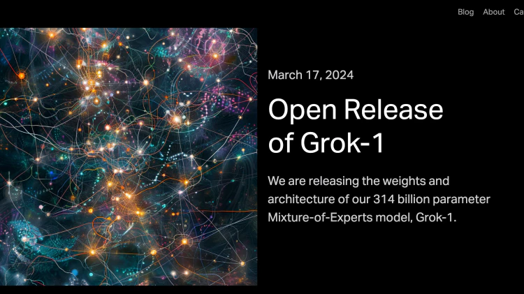 马斯克开源Grok-1：史上最大3140亿参数模型，权重架构全面公开，附最新下载地址