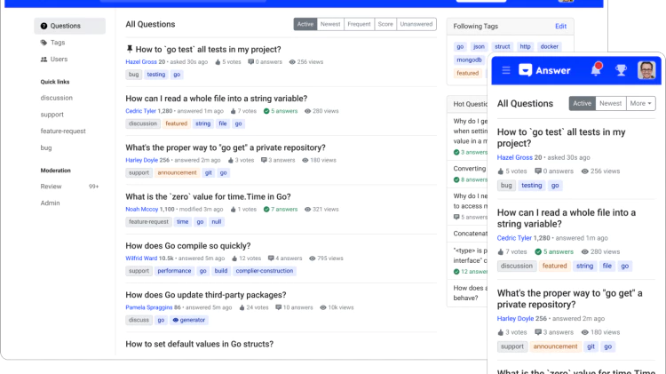 在Docker下一键安装部署免费开源的问答社区！