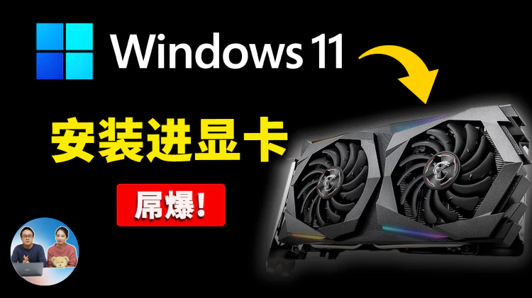 屌爆了！Windows 10/11 系统安装在显卡上！结局有点让人意外...... | 零度解说