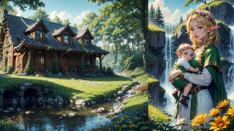 DarkSushi：模型非常适合绘制复杂场景，模型推荐NO.5