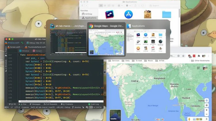 让 Mac 像 Windows 一样使用 Alt + Tab 切换窗口：AltTab