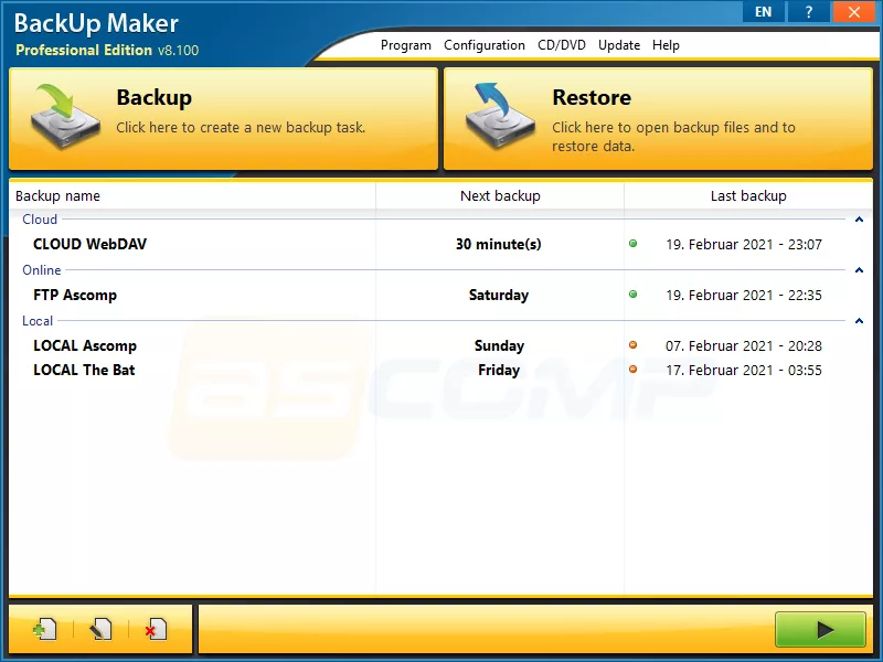 【限免】BackUp Maker Professional – 高效数据备份工具 [Windows]
