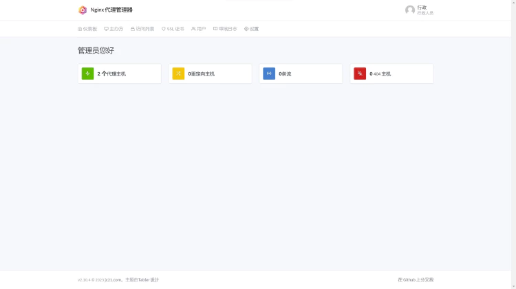 Nginx Proxy Manager 可视化面板一键安装部署方法