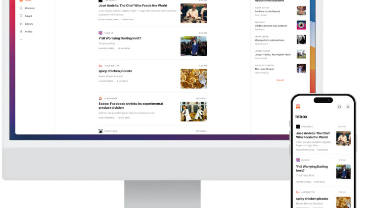 如果您仍然想念 Google Reader，一个新的基于 Web 的 RSS 客户端 【Substack 】更适合你
